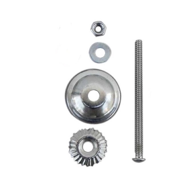 Shabby Restore Bolts, Silver Chrome For Knobs & Drawer Pulls